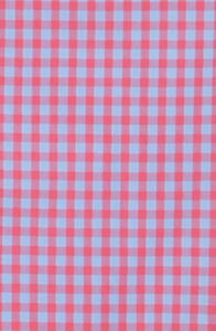 Ternet skjorte i blå og pink