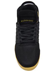 Sorte sneakers med snørre